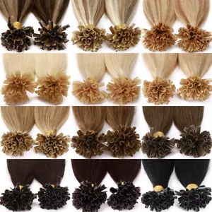 Dick Keratin Bonding Hair Extensions 100% Remy Echthaar Haarverlängerung 150G - Bild 1 von 26
