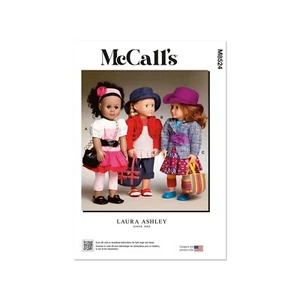 McCalls Schnittmuster M8524 - Puppenkleider - für 46 cm große Puppen - Bild 1 von 4