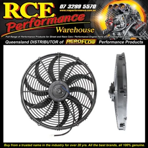Aeroflow AF49-1003 16" Curved Blade Elec Fan Rev 2000cfm - Picture 1 of 1