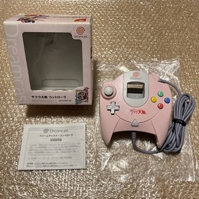 Good Condition Dc Dreamcast Sakura Wars Controller Hkt-7700-19 Box With Manual S