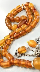 Certified Antique Natural German Baltic Amber Rosary 60 gr مسباح كهرب الماني حر - Bild 1 von 11