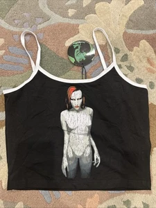 New Marilyn Manson X dolls Kill tank crop top Sz M - Picture 1 of 2