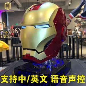 Casco Iron Man MK5 Jarvis Control por Voz Brillante Juegos con disfraces Halloween Máscara Marvel - Imagen 1 de 8