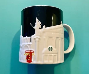 2024 Starbucks ATHENS , GREECE 🇬🇷 Relief Black White Mug 16oz - Picture 1 of 4