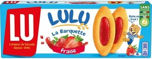 Set 3 Erdbeerkekse La Barquette Lulu LU 120 gr - Bild 1 von 1