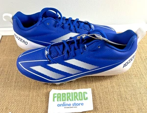 Adidas Adizero ELECTRIC.2 Football Cleats Royal Blue White IF2503 Men's Size 8.5 - Picture 1 of 3