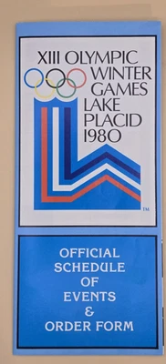 1980 Winter Olympic Schedule of Events and Ticket Order Form - Lake Placid - Image 1 of 4
