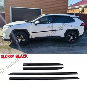 For Toyota RAV4 2019-2024 2025 black outside car door body molding cover trim - Picture 1 of 13