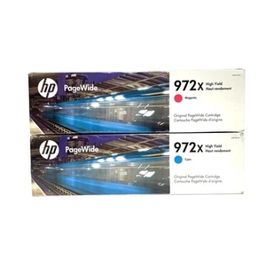 New! HP 972X: CyanX MagentaX EXP: 2026  - Picture 1 of 4
