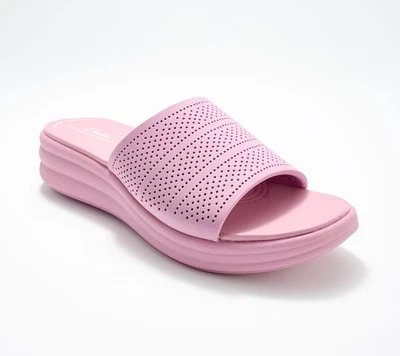 Calzado Clarks para mujer talla 9,5 Cloudsteppers lavable tobogán púrpura A685436 Foto 1 de 4