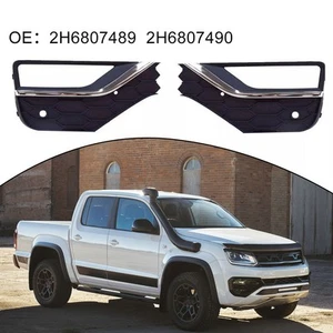 Front Fog Lamp Chrome Grille Cover ABS Material Anti-corrosion Non-deformation - Picture 1 of 12