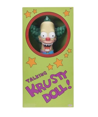The Simpsons Talking Krusty Doll Jakks Pacific. BRAND NEW - Image 1 of 4