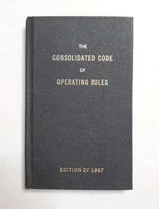 Vintage The Consolidated Code of Operating Rules Ausgabe von 1967 Hardcover - Bild 1 von 9