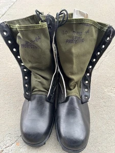 NEU ORIGINAL USGI 1984 US MILITARY ARMY JUNGLE BOOTS - SIZE 10R - Bild 1 von 11