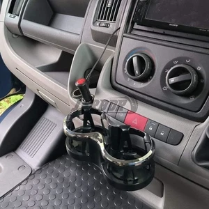 Für Fiat ducato Doppelbecherhalter - Custom Bracket (kein Bohren erforderlich) - Bild 1 von 13