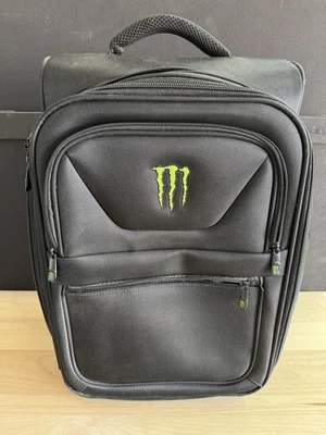 Monster Energy Roller Bag And Backpack Combo-Used-Good Condition - Image 1 of 4