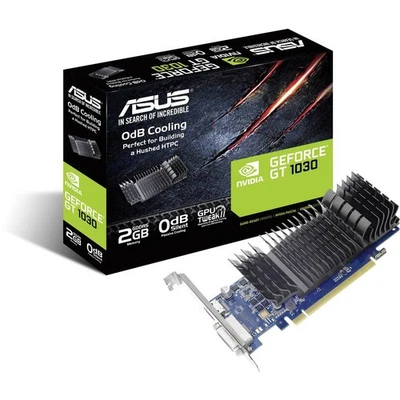 Asus Scheda grafica Nvidia GeForce GT1030 2 GB RAM GDDR5 PCIe HDMI ™, DVI - Immagine 1 di 4