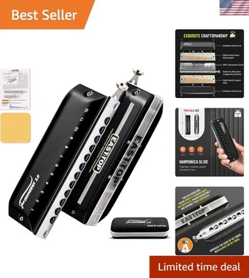 Modern Chromatic Harmonica - Stable Covers & Easy Assembly - Image 1 of 4