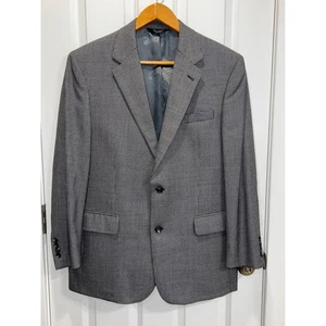 Jos A Bank Signature Collection Wolle Sport Mantel Anthrazit Hahnentritt Herren 42R - Bild 1 von 7