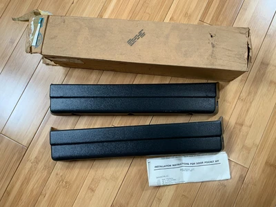 NOS Volkswagen Door Pockets Pair Fox Dasher Rabbit Scirocco Beetle Audi 100 LAST - Image 1 of 3