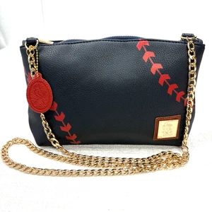 St. Louis Cardinals Purse Navy Gold Chain Red Crossbody Logo Busch Stadium - Picture 1 of 16