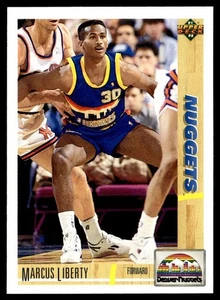 1991-92 Upper Deck Marcus Liberty Rookie Denver Nuggets #222 - Picture 1 of 2