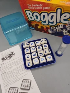 BOGGLE 1999 VERSION, 3 MINUTE WORD SEARCH GAME - Picture 1 of 7