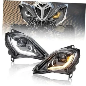  Led Headlights Assembly for Yamaha Raptor, YFZ, Wolverine, High Low Beam &  - Bild 1 von 6