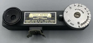 Hugo Meyer Buscador Ranger de Bolsillo Vintage con Estuche de Cuero - Imagen 1 de 4