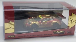 1:64 Tarmac Work Porsche 911 GT3 R Macau GT Cup Earl Bamber LKM Diecast - Picture 1 of 3
