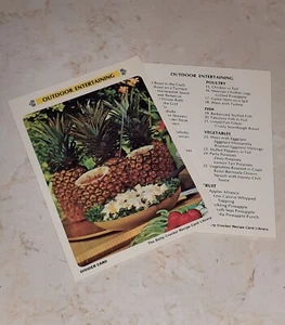 The Betty Crocker Recipe Card Library REPLACEMENT CARDS OUTDOOR ENTERTAINING - Picture 1 of 11