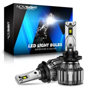 NOVSIGHT 9006 LED Headlight Bulbs 13000LM Hi/Low Beam Fog Lights Halogen Replace - Picture 1 of 15