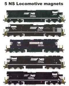 Locomotoras Norfolk Southern 5 imanes Andy Fletcher - Imagen 1 de 1