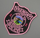 Fremont Nebraska Pink Police Patch +++ Breast Cancer Awareness NE