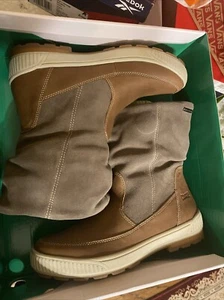 Cougar Stiefel Damen 9 M Willow Pull On Fold Over Winter braun Kunstfell gefüttert - Bild 1 von 9