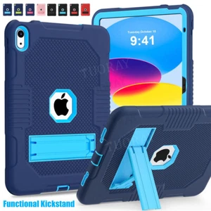 For iPad 11/10/9/8/7th Gen Air 11" 13" 2025 Pro Kickstand Cover Heavy Duty Case - Picture 1 of 96