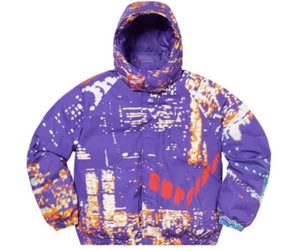 Supreme SS20 City Lights Puffy Jacket Purple Size Medium Box Logo Bogo - Bild 1 von 5