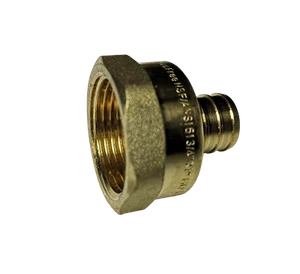 25) 3/4"" PEX X 1"" ADAPTADOR NPT HEMBRA, ACCESORIOS DE ENGARCE DE LATÓN SIN PLOMO, PEX B - Imagen 1 de 1