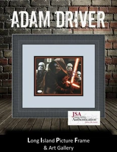 ADAM DRIVER KYLO REN signiert Star Wars maßgeschneidert gerahmt FOTO JSA COA - Bild 1 von 7