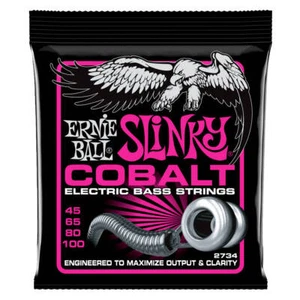 Ernie Ball P02734 Super Slinky Cobalt E-Bass-Saiten - Stärke 45-100 - Bild 1 von 1