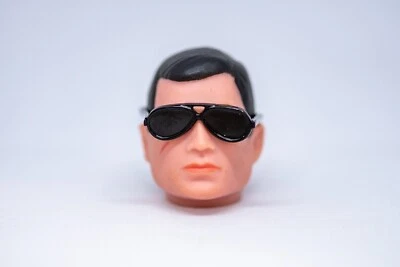 VAMAN Vintage Action Man Repro 1/6th Black Sonnenbrille Twin Bar (ohne Kopf)