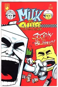 a Milk & Cheese #1 1991 Printing Alt / Underground Comix Slave Labor EVAN DORKIN - Picture 1 of 2