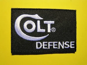COLT DEFENSE FIREARMS LOGO HOOK BACK VEST PATCH 3 X 2 INCH GUN EMBLEM LOOK - Picture 1 of 18