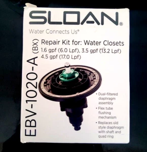 Sloan EBV-1020-A Optima Plus Repair Parts Flex Tube Diaphragm Kit Water Closet - Picture 1 of 1