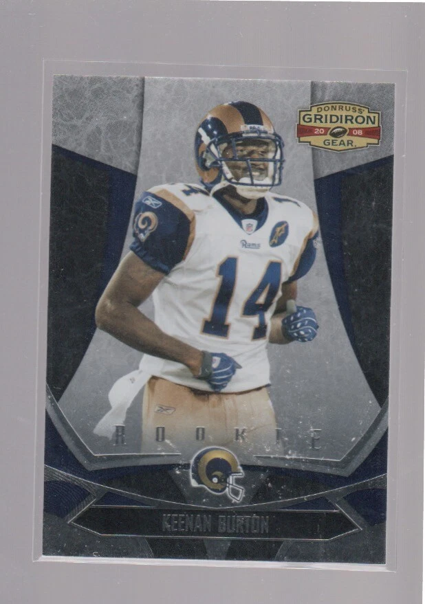 KEENAN BURTON 2008 DONRUSS GRIDIRON GEAR ROOKIE #153 /999 - Image 1 of 1