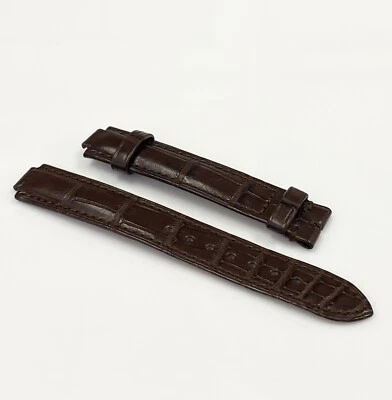 Genuine New Cartier 8mm x 14mm Brown Leather Alligator Regular Band Strap - Image 1 of 4