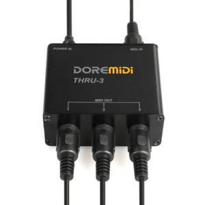 DOREMiDi MIDI THRU-3 Box MIDI Host Box 1 Midi In and 3 Midi Out 16 Channels - Picture 1 of 10