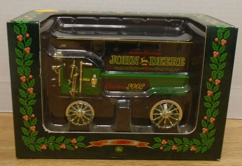 John Deere 1904 Knox Delivery Wagon Christmas 2002 Diecast 071919DBT4 - Image 1 of 1