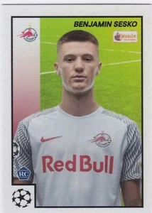 2021-22 Topps Merlin Heritage 97 base #86 Benjamin Sesko - novato - Salzburgo - Imagen 1 de 2