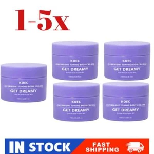 1-5X KOEC Get-Dreamy Overnight Toning Body Whip 6.8oz / 100 m l - Picture 1 of 16